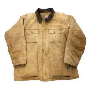 Vintage Carhartt Men's Tan Full Swing Insulated Work Jacket Tan Men's Size 3XL